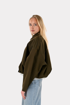 Saar jacket trenchcoat - bruin - Fashiontiger 4