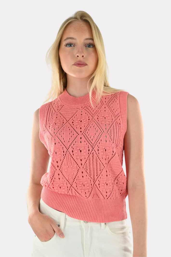 Top coquillage - rose - Fashiontiger 2