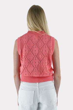 Muschel-Top - rosa - Fashiontiger 4