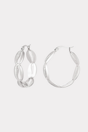 Shell hoops silver fashiontiger