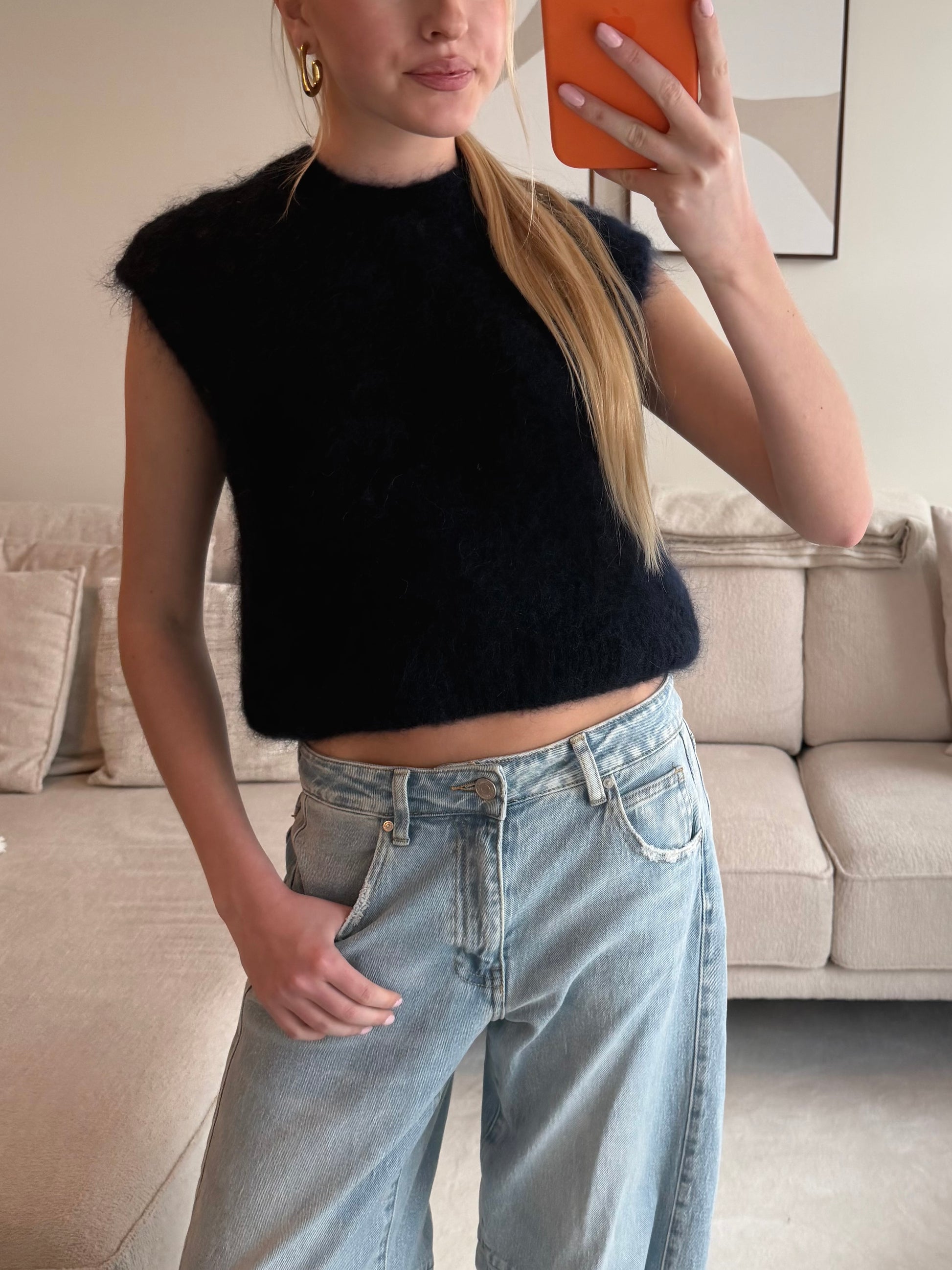 Soft classic knit  - navy - Fashiontiger 5