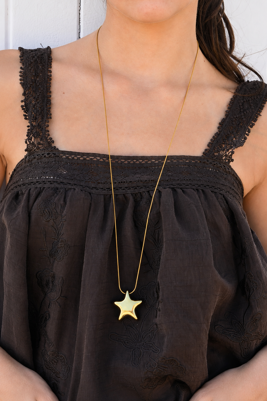 Starry dreams necklace - by Tiger - gold