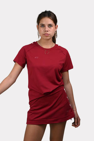 Starry sports shirt - bordeaux/wit - 3