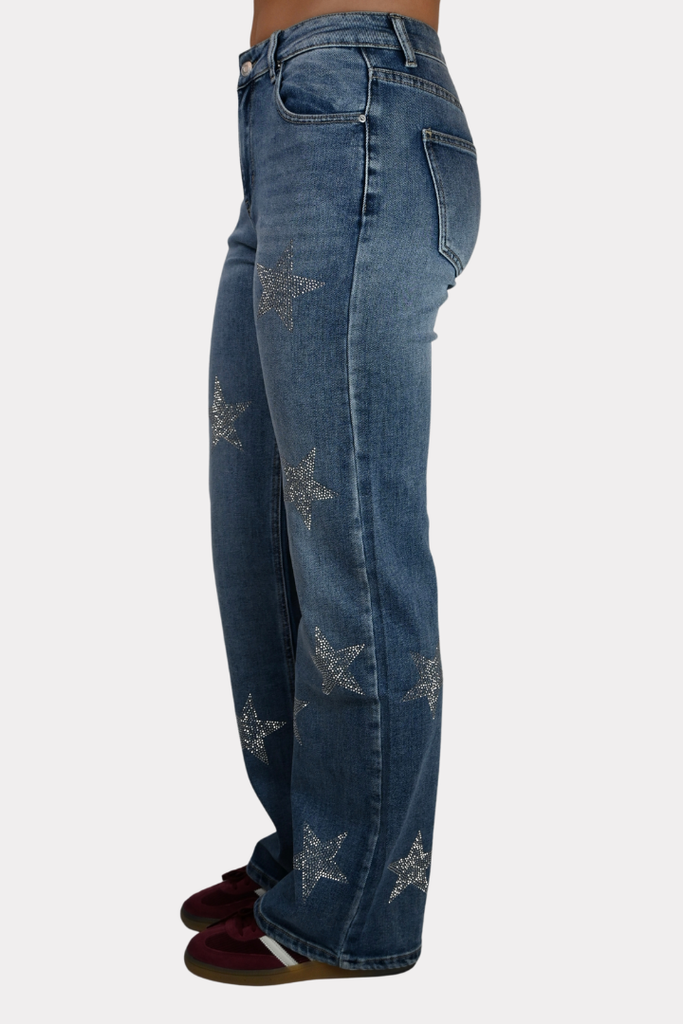 Starry stras jeans - 3