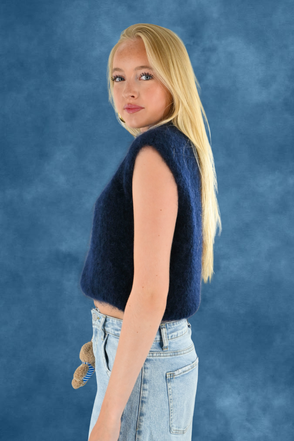 Super soft knit  - navy - Fashiontiger 5