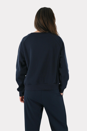 Sweat-shirt Tiger col rond - marine - Fashiontiger 3
