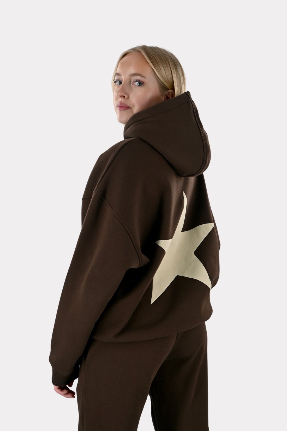 Tiger star lounge hoodie - bruin - Fashiontiger 7