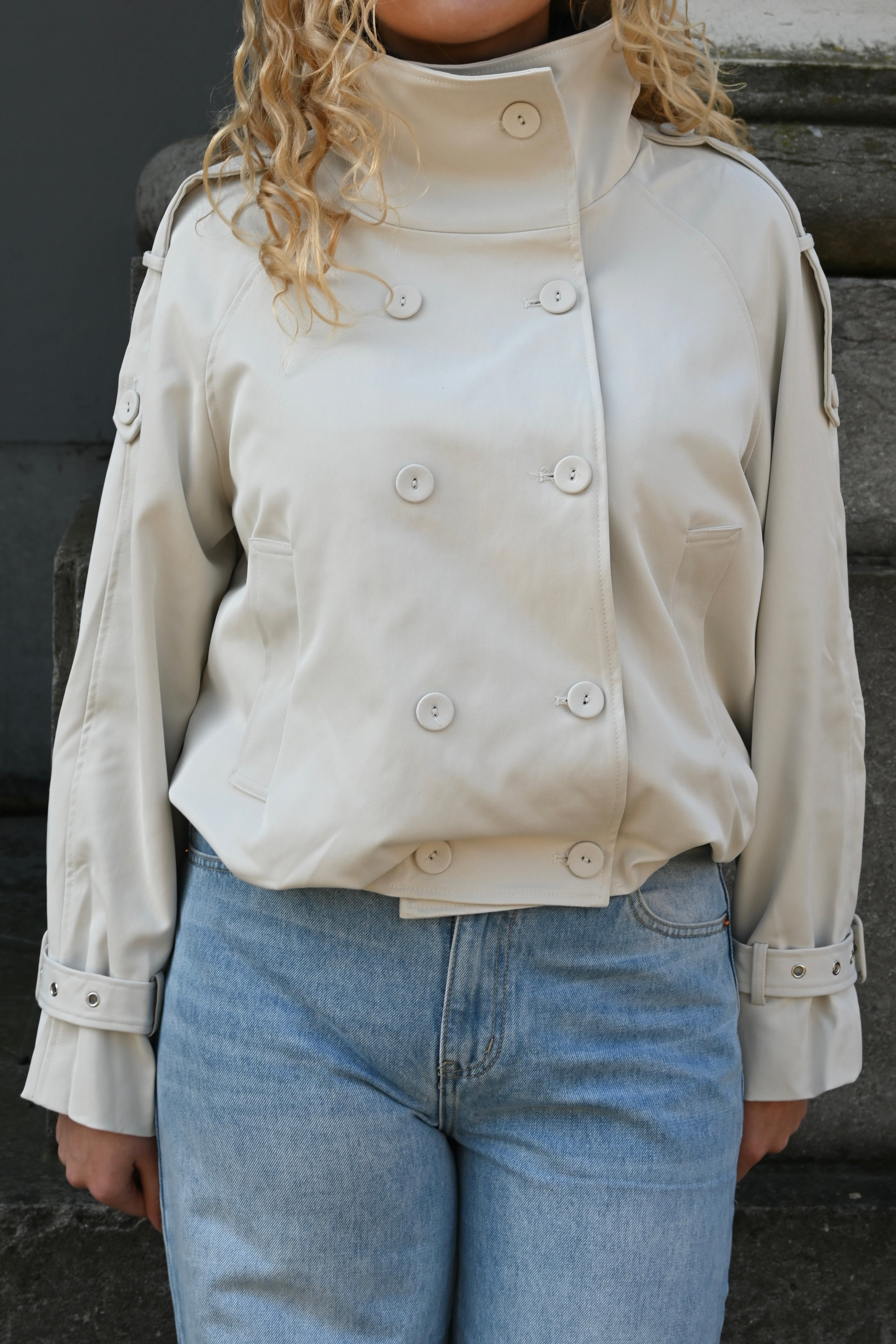Trench jacket - beige - Fashiontiger 4