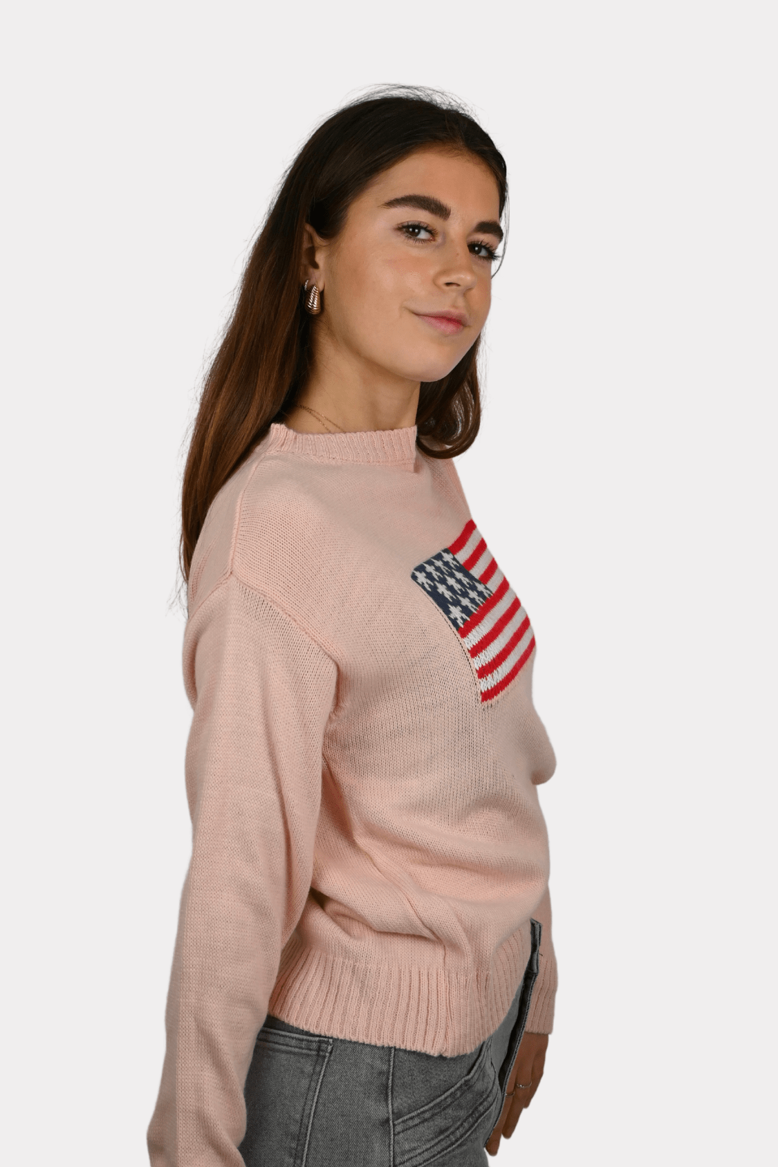 USA sweater - roze - 4