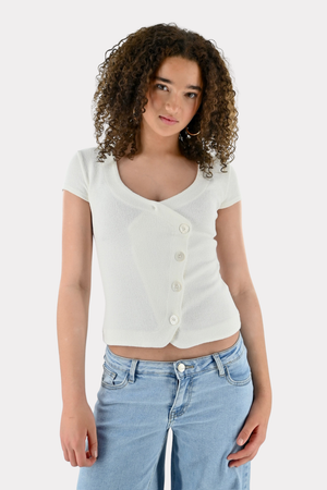 Wolly-Sommertop - weiß - Fashiontiger 8