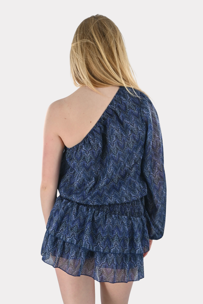 Combishort zigzag - bleu - Fashiontiger 3