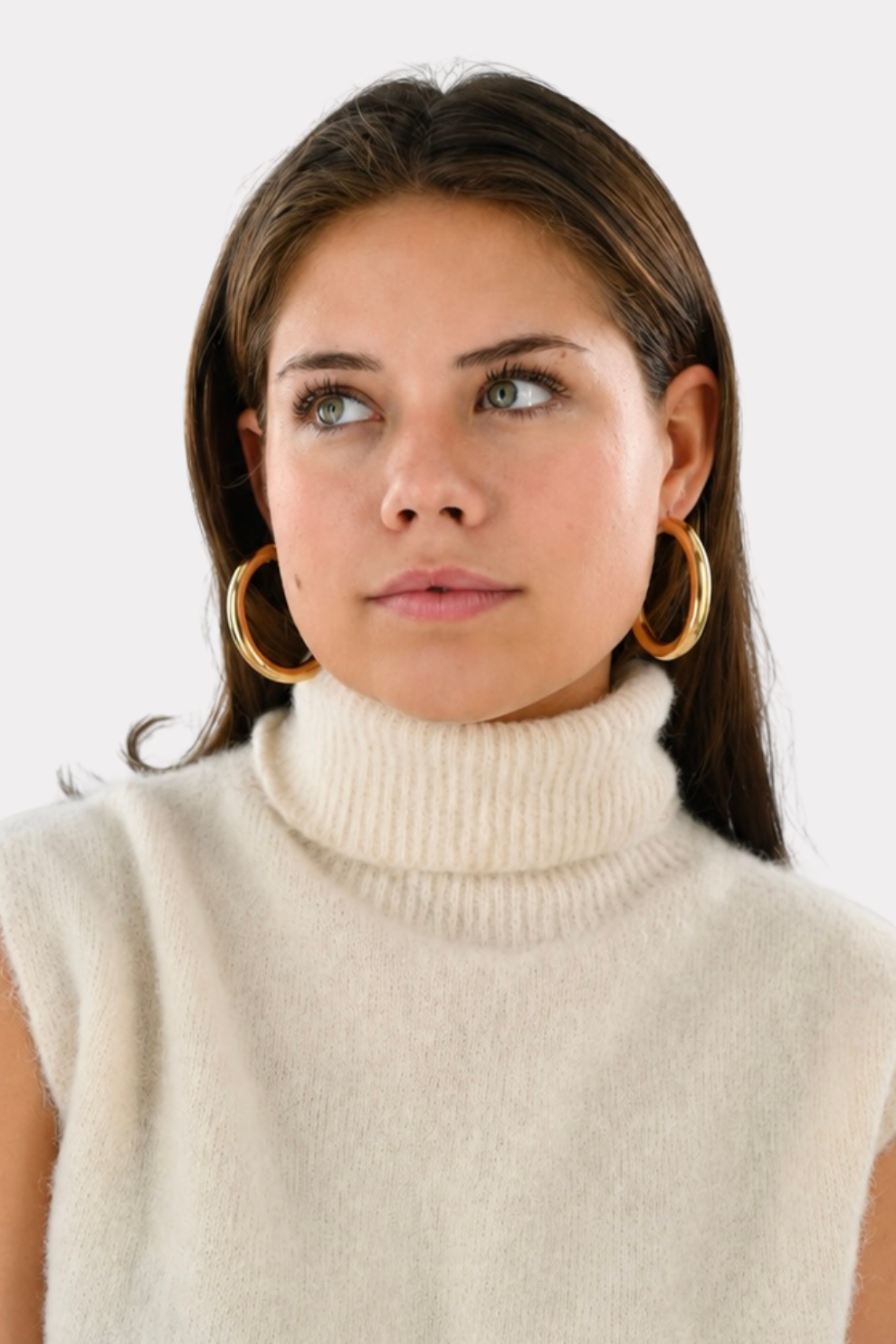 Basic hoops middel - goud