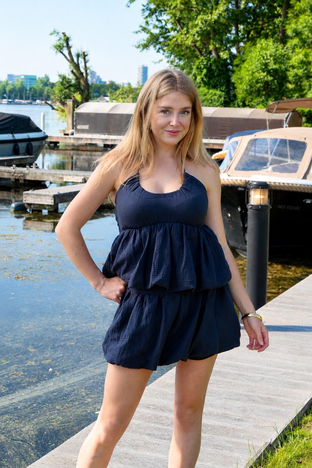 Breeze twin top - navy