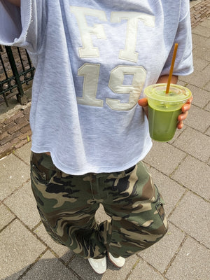 Camo-Jeans - grün