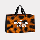 FT shopping bag large - tiger - 40x30x15