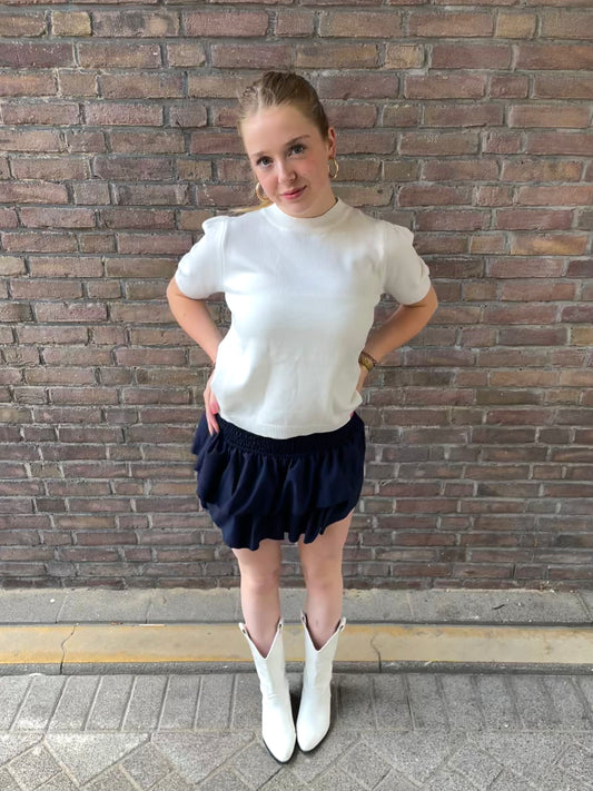 Navy skort - blauw